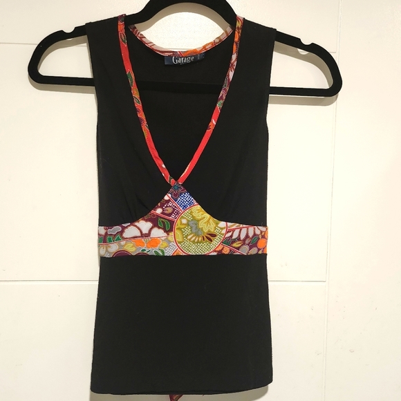 Fun sleeveless with tie back Size M - Picture 3 of 3